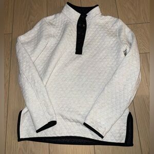 Marine Layer Black and White Quilted Jacket